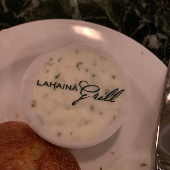 Lahaina Grill - Compound butter and fresh roll - Seafood Near Me - Lahaina, Hawaii Lahaina Grill - Compound butter and fresh roll - Seafood Near Me - Lahaina, Hawaii