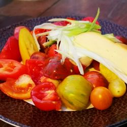 Plage les pieds nus - Tomate mozza fumée