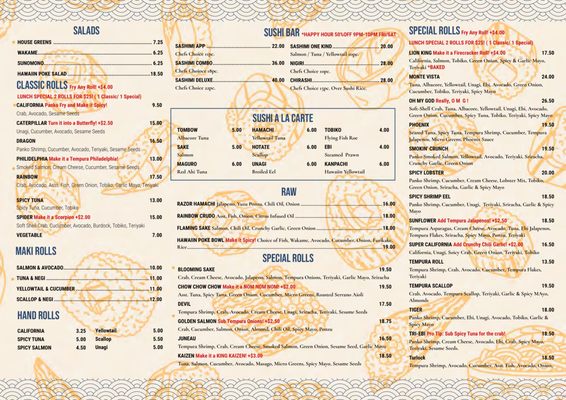 Menu photo 6 Katana Sushi Bar Turlock, CA Menu photo 6 Katana Sushi Bar Turlock, CA