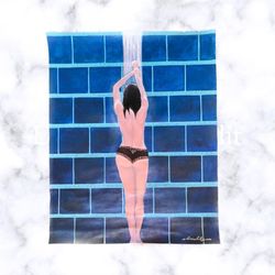 Imelity Arte - Custom painting on canvas paper. Based on a series of photos and special requests.