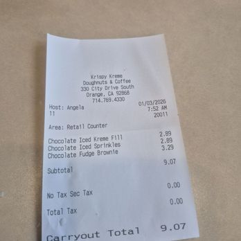 Krispy Kreme - Donuts Near Me - Orange, California