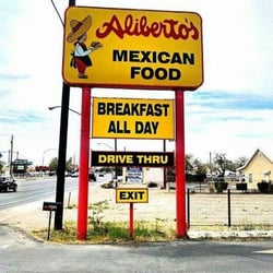 Aliberto's Mexican Food - Just drive right down the 47; you'll see it!
