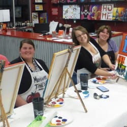Painting with a Twist - Great place to meet new friends!