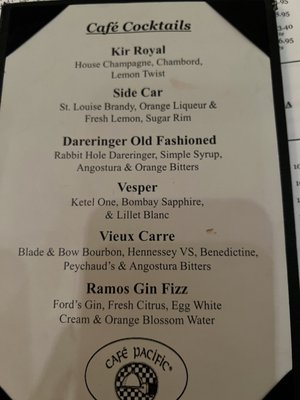 Menu photo 4 Café Pacific Dallas, TX