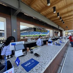 PayPal Park - Two sided, long bar