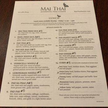 Mai Thai Restaurant - Thai Near Me - Austin, Texas Mai Thai Restaurant - Thai Near Me - Austin, Texas