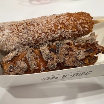 Oh K-Dog Forest Hills - Oh K Classic and Sweet Potato Mozza - Hot Dogs Near Me - Forest Hills, New York