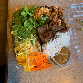 GOGO Pho - #17 Rice vermicelli w grilled pork and chopped veggies - Vietnamese Near Me - Santa Clara, California
