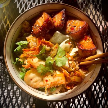 Kaizen - Pork belly fried rice (Always a good move). - Asian Fusion Near Me - Knoxville, Tennessee