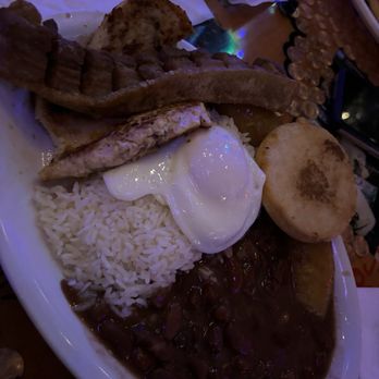 Pueblito Viejo - Bandeja Paisa with chicken - Colombian Near Me - Miami, Florida Pueblito Viejo - Bandeja Paisa with chicken - Colombian Near Me - Miami, Florida