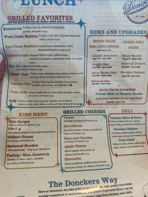 Menu photo 2 Donckers Marquette, MI