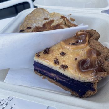 Baking With Ish - Ube Cheese pie and apple caramel fish sauce pie - Bakeries Near Me - San Gabriel, California