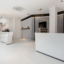 Delete Purperhoedenveem - Delete Professionals in Waxing Amsterdam Piet Heinkade wax bar, de beste wax bar van Amsterdam, interieur bij de ontvangstruimte.