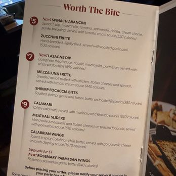 Carrabba's Italian Grill - Menu - Italian Near Me - Tallahassee, Florida