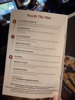 Menu photo 1 Carrabba's Italian Grill Tallahassee, FL
