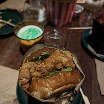 Double Chicken Please - Hot honey sandwich - Cocktail Bars Near Me - New York, New York