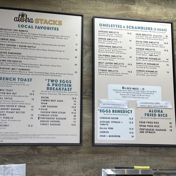Aloha Stacks - Menu - Pancakes Near Me - Cerritos, California Aloha Stacks - Menu - Pancakes Near Me - Cerritos, California