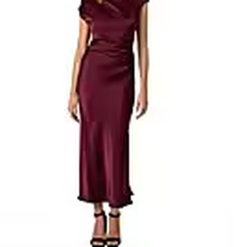 Tide Cleaners - Sam Edelman Cap Sleeve Ruched Satin Midi Dress - Dry Cleaning Near Me - Tempe, Arizona Tide Cleaners - Sam Edelman Cap Sleeve Ruched Satin Midi Dress - Dry Cleaning Near Me - Tempe, Arizona