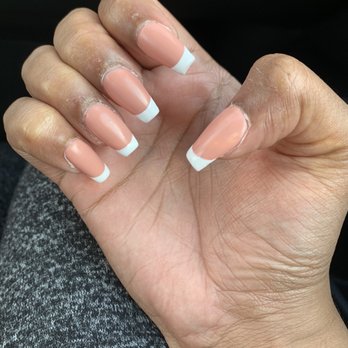 Royal Nail & Spa - Crooked nails + Uncleaned nails (look at cuticle area) - Nail Salons Near Me - Augusta, Georgia