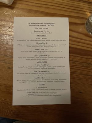 Menu photo 5 The Norwegian Rockford, IL