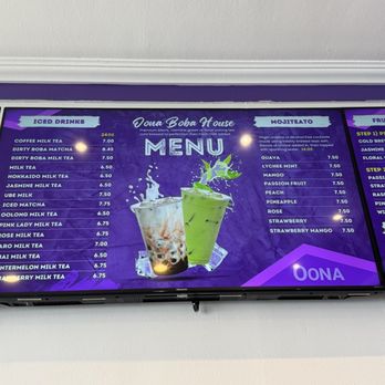 OONA Boba House - Menu - Bubble Tea Near Me - Claremont, California OONA Boba House - Menu - Bubble Tea Near Me - Claremont, California