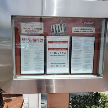 Bravo Restaurant - Italian Near Me - Aiea, Hawaii