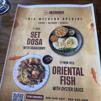 Namma Restaurant - Indian Near Me - Milpitas, California
