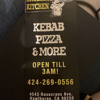 Rosecrans Kitchen - Menu - Mediterranean Near Me - Hawthorne, California