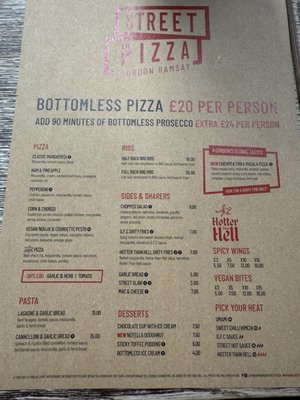 Menu photo 2 Gordon Ramsay Street Pizza London, XGL Menu photo 2 Gordon Ramsay Street Pizza London, XGL
