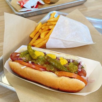 Uncle Jay Burger House - Vienna Hot Dog (Chicago styles) - Burgers Near Me - Concord, California