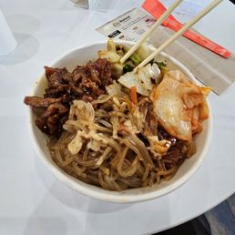Spicy Pork & Kimchi Bowl.