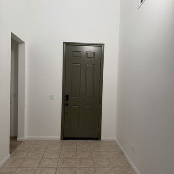 ACE 3rd Gen painting - After: they perfectly painted the extremely high walls back white and painted our door green - Painters Near Me ACE 3rd Gen painting - After: they perfectly painted the extremely high walls back white and painted our door green - Painters Near Me