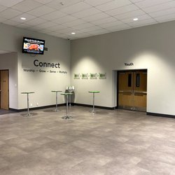 Wedgwood Baptist Church - This is our Connect Corner for our guests to receive information.