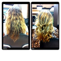 Cut and ombre color on Kelly.