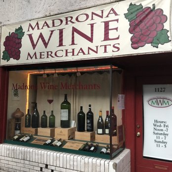 Madrona Wine Merchants - a display of wine bottles - Beer, Wine & Spirits Near Me - Seattle, Washington Madrona Wine Merchants - a display of wine bottles - Beer, Wine & Spirits Near Me - Seattle, Washington