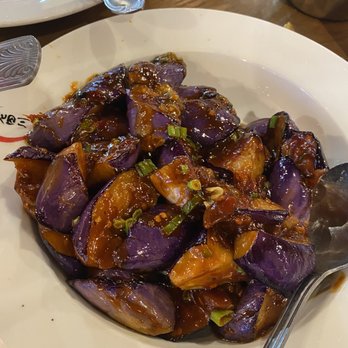 Lao Sze Chuan - 637 Spicy Eggplant in Garlic Sauce - Szechuan Near Me - Chicago, Illinois Lao Sze Chuan - 637 Spicy Eggplant in Garlic Sauce - Szechuan Near Me - Chicago, Illinois