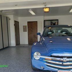 Garage Experts - Garage Makeover - Geneva Cabinets and Touch of Blue Epoxy Floor