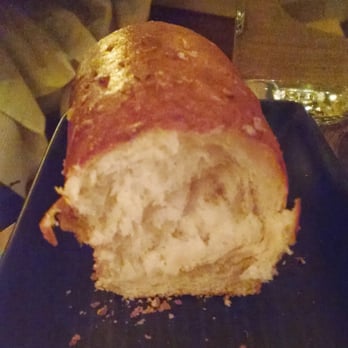 Upland - Cross-section of free potato bread, soft and tasty with burrata (Wednesday dinner 2015-06-24) - New American Near Me - New York, New York Upland - Cross-section of free potato bread, soft and tasty with burrata (Wednesday dinner 2015-06-24) - New American Near Me - New York, New York