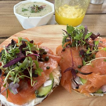 Charlie and Friends - Bangin Bagel and Lox - New American Near Me - Burbank, California