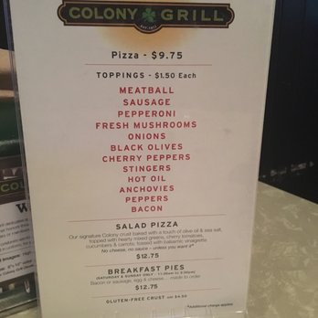 Colony Grill - Menu - Pizza Near Me - Stamford, Connecticut Colony Grill - Menu - Pizza Near Me - Stamford, Connecticut