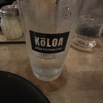 Koloa Pizza Kitchen + Bar - The name of the pizza place and the size of water glasses. - Pizza Near Me - Koloa, Hawaii Koloa Pizza Kitchen + Bar - The name of the pizza place and the size of water glasses. - Pizza Near Me - Koloa, Hawaii