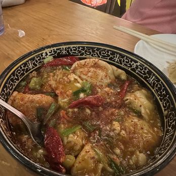 18 Folds - 10 Piece Pork & Chives Dumplings Szechuan Style - Dim Sum Near Me - Anaheim, California 18 Folds - 10 Piece Pork & Chives Dumplings Szechuan Style - Dim Sum Near Me - Anaheim, California
