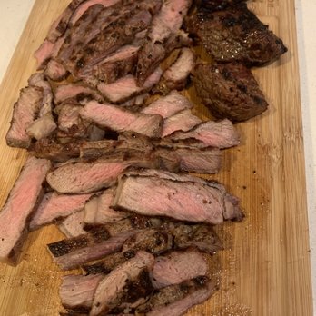 Brunk’s Butchery - Two New York strip steaks & house steak tips - Butcher Near Me - Norco, California