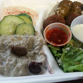 Locali Mediterranean - Med platter to-go with pita bread on the side (not pictured). - Greek Near Me - San Francisco, California Locali Mediterranean - Med platter to-go with pita bread on the side (not pictured). - Greek Near Me - San Francisco, California