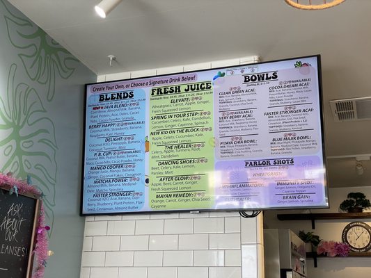 Photo of The Juice Parlor - Los Angeles, CA, US. Menu