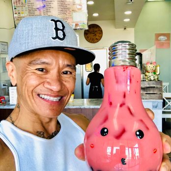Mr Tea - THA STRAWBERRY MILK TEA WITH BOBA,, YUMMY YUM‼.. - Bubble Tea Near Me - Las Vegas, Nevada Mr Tea - THA STRAWBERRY MILK TEA WITH BOBA,, YUMMY YUM‼.. - Bubble Tea Near Me - Las Vegas, Nevada