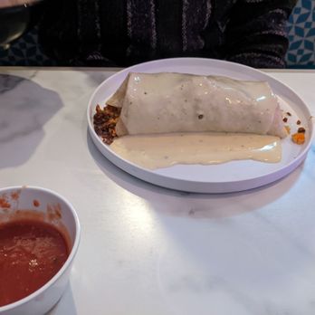 El Santo Tacos and Tequila - Massive macho burrito - Mexican Near Me - Marquette, Michigan