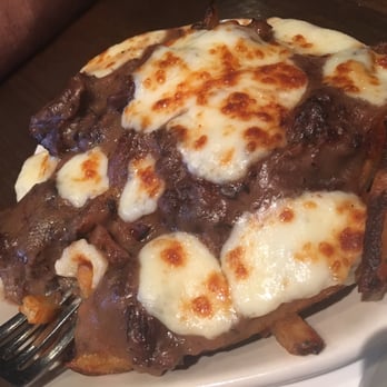 Haven Craft Kitchen + Bar - beef cheek poutine- beef cheeks are weird and wiggly. okay i guess. - New American Near Me - Orange, California