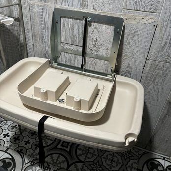 El Torito - Broke baby changing table in the lobby bathroom - Mexican Near Me - Monterey, California