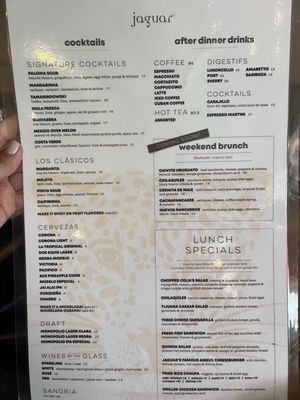 Menu photo 7 Jaguar Restaurant - Coconut Grove Miami, FL Menu photo 7 Jaguar Restaurant - Coconut Grove Miami, FL